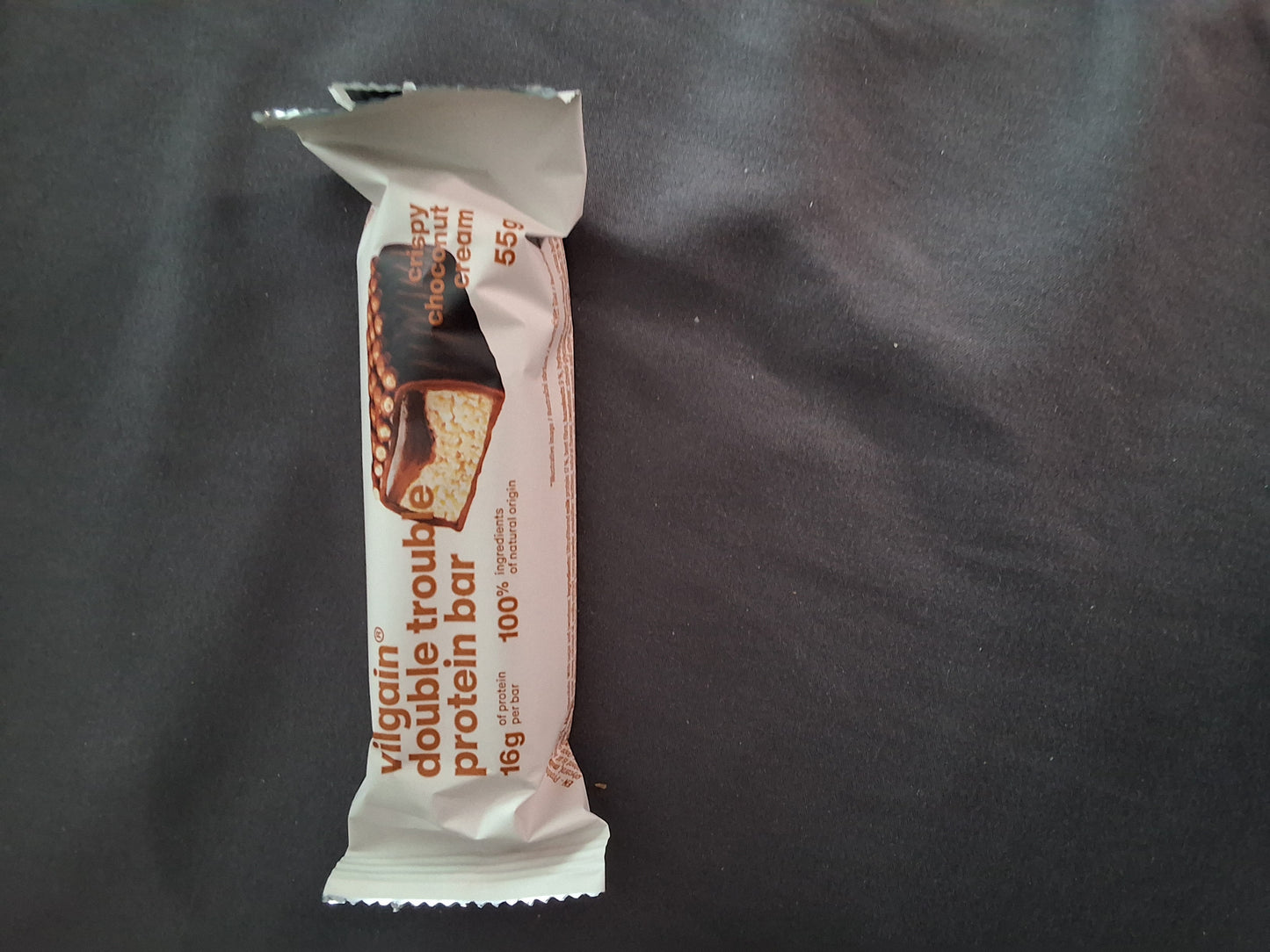 Vilgain Double Trouble Protein Bar – Crispy Choco Nut Cream (55g)