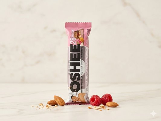 OSHEE Raspberry & Almond High Protein Bar