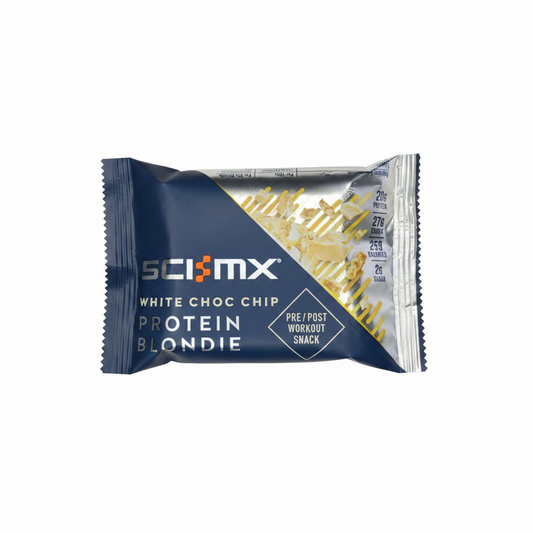 SCI-MX White Choc Chip Protein Blondie - White Background
