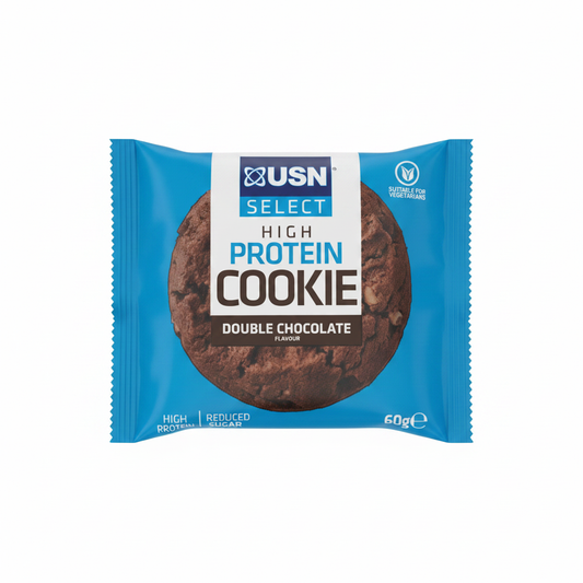 USN Select High Protein Cookie Double Chocolate - White Background